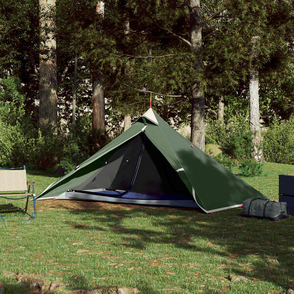 vidaXL Tenda suspensa tipi para 1 pessoa imperme&aacute;vel verde