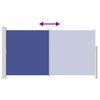 vidaXL Toldo lateral para p&aacute;tio/terra&ccedil;o 160 x 300 cm azul