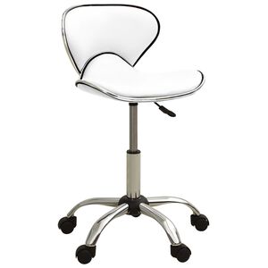 vidaXL Banco de sal&atilde;o/spa couro artificial branco