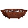 vidaXL Fire Pit Ferro Enferrujado 60 x 60 x 18 cm A&ccedil;o Corten