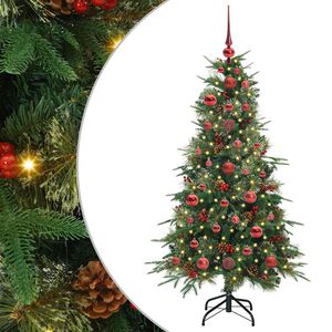 vidaXL &Aacute;rvore de Natal Articulada Artificial Verde 120 cm PE e PVC