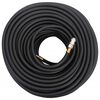 vidaXL Mangueira de ar h&iacute;brida 0,6" 100 m borracha e PVC preto