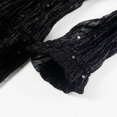 Vestido de manga comprida para criança preto 92