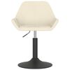 vidaXL Banco de bar veludo cor creme