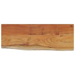 vidaXL Prateleira de parede retangular 50x20x2,5 cm ac&aacute;cia maci&ccedil;a