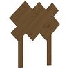 vidaXL Cabeceira de cama 72,5x3x81 cm pinho maci&ccedil;o castanho mel