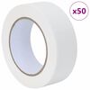 vidaXL Fitas de M&aacute;scara para Pintores 50 pcs Branco 38mm x 50m Papel