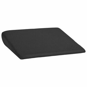 vidaXL Almofada assento Preto 39 x 38 x 8,5 cm Espuma PU