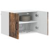 vidaXL Arm&aacute;rios de parede para cozinha 2 pcs Carvalho Defumado