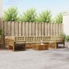 vidaXL Conjunto de Sof&aacute;s para Exterior 8 pcs Natural e Bege