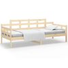 vidaXL Sof&aacute;-cama madeira de pinho maci&ccedil;a 90x190 cm