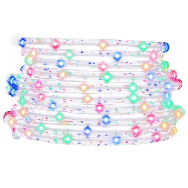 vidaXL Cordão de iluminação com 1200 luzes LED 50 m PVC multicolorido