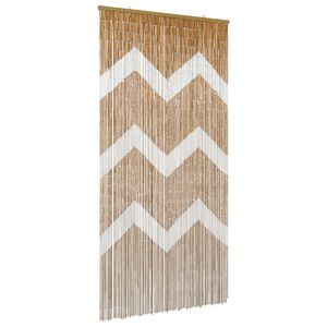 vidaXL Cortina de Porta Inseto multicolorido 200 x 100 cm Bambu