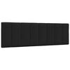vidaXL Almofad&atilde;o de cabeceira Hanko 160 cm tecido preto