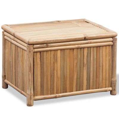 Conjunto 3 caixas de armazenamento de bambu