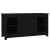 vidaXL M&oacute;vel de TV 103x36,5x52 cm madeira de pinho maci&ccedil;a preto