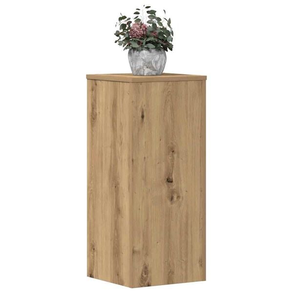 vidaXL Suportes p/ plantas 2 pcs 30x30x70cm derivados de madeira
