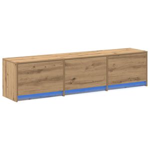 vidaXL Gabinete para TV Carvalho Artesanal Derivados de Madeira