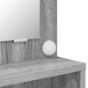 vidaXL Mesas de Maquiagem para Quarto Cinza Sonoma 80 x 39,6 x 135 cm