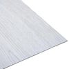 vidaXL Pranchas de Piso 55 pcs Branco 5,11 m&sup2; PVC