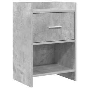 vidaXL Mesas de cabeceira Cinzento Cimento 40 x 30 x 60 cm