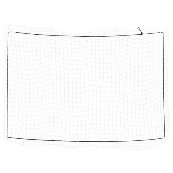 vidaXL Rede para reboque com corda elástica 3,5x2,5 m PP branco