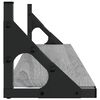 vidaXL Prateleiras de parede 2 pcs 60x15x15,5 cm cinzento sonoma