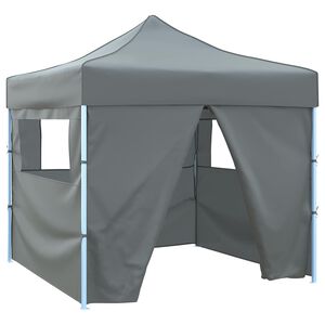 vidaXL Tenda de Festa 291 x 291 x 315 cm Antracite Tecido Oxford