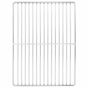 vidaXL Grelha para grelhar 40 x 30 cm A&ccedil;o inoxid&aacute;vel Prateado