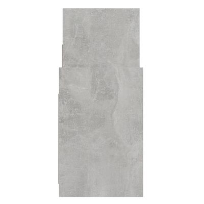 vidaXL Móvel lateral 60x26x60 cm contraplacado cinzento cimento
