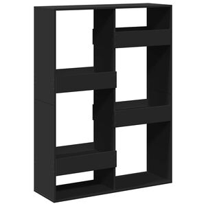 vidaXL Estante 100x33x135 cm derivados de madeira preto