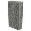 vidaXL Muro gabi&atilde;o com tampas a&ccedil;o galvanizado 50x20x100 cm