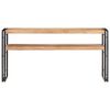 vidaXL Mesa consola 150x30x75 cm madeira de ac&aacute;cia maci&ccedil;a