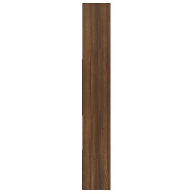 vidaXL Estante 67x24x161 cm derivados de madeira carvalho castanho
