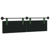 vidaXL Cabeceira Suspensa Liso Verde Selva 170 x 55 x 5 cm