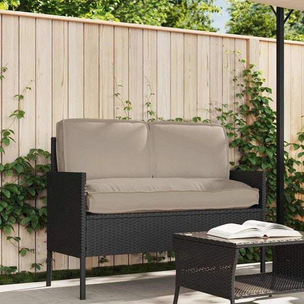 vidaXL Conjunto de Almofadas 3 pcs Cinzento-acastanhado Tecido Oxford