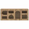 vidaXL Gabinete para TV Carvalho Artesanal 100 x 35 x 40 cm