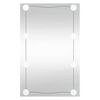 vidaXL Espelho de parede retangular com luzes LED 50x80 cm vidro