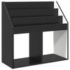 vidaXL Estante Infantil Preto 72,5 x 29,5 x 69 cm Derivados de Madeira