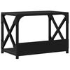 vidaXL Suporte impressora 2 prateleiras 44x26x31,5 deriv.madeira preto