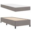 vidaXL Cama Box Cinzento-acastanhado 80 x 200 cm tecido