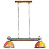 vidaXL Candeeiro suspenso industrial 25W 111 cm E27 multicor