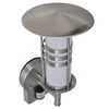 L&acirc;mpada parede de a&ccedil;o inoxid&aacute;vel, forma de cilindro com sensor