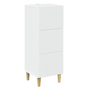 vidaXL Gabinete de Gavetas Branco 33 x 34,5 x 90 cm