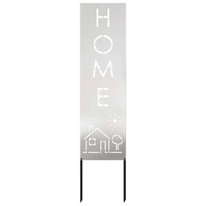 vidaXL Tela de Privacidade para Jardim Fretwork Prateado 32 x 140 cm