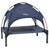 vidaXL Cama para Cachorro Manual Azul Marinho 62 x 48 x 61 cm A&ccedil;o