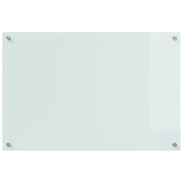 vidaXL Proteção de Cozinha 2 pcs Branco 90 x 60 cm vidro temperado