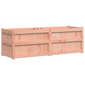 vidaXL Vaso/floreira de jardim 150x50x50 cm madeira de douglas maci&ccedil;a