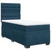 vidaXL Cama boxspring com colch&atilde;o 80x200 cm veludo azul