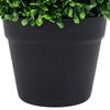 vidaXL Plantas bolas de buxo artificiais c/ vasos 2 pcs 32 cm verde